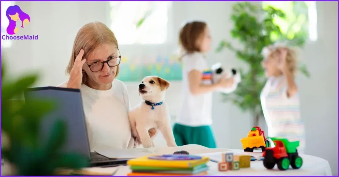 Working From Home with Kids Hire a Nanny for Easy Support