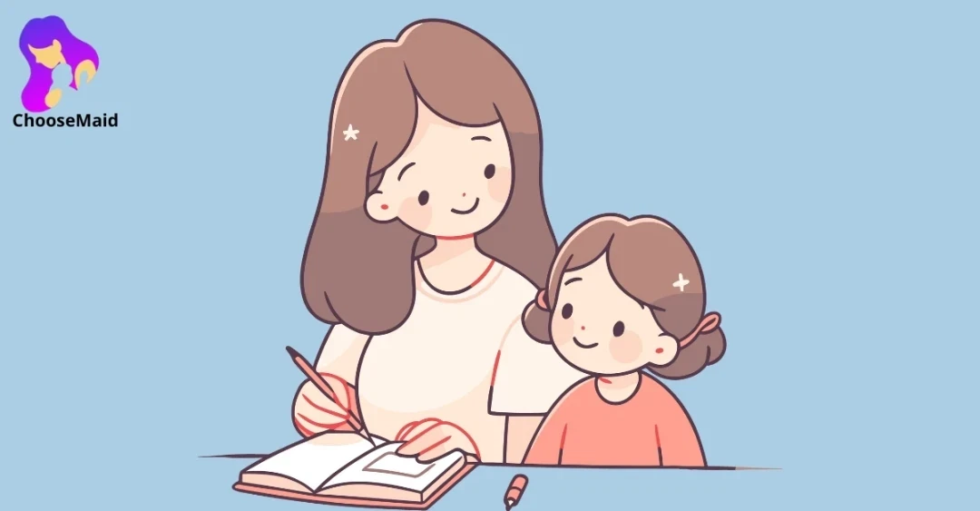 How a Household Maid Service Helps with Kids Homework and Daily Routine