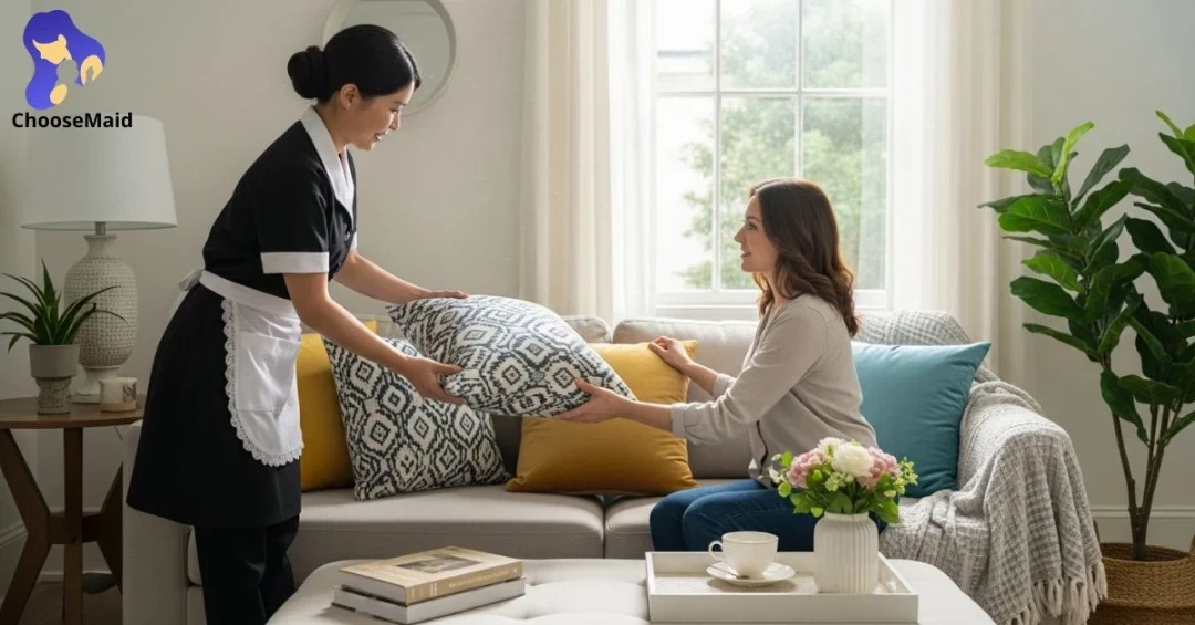 Simple Living Room Decoration Tips with the Help of a Maid